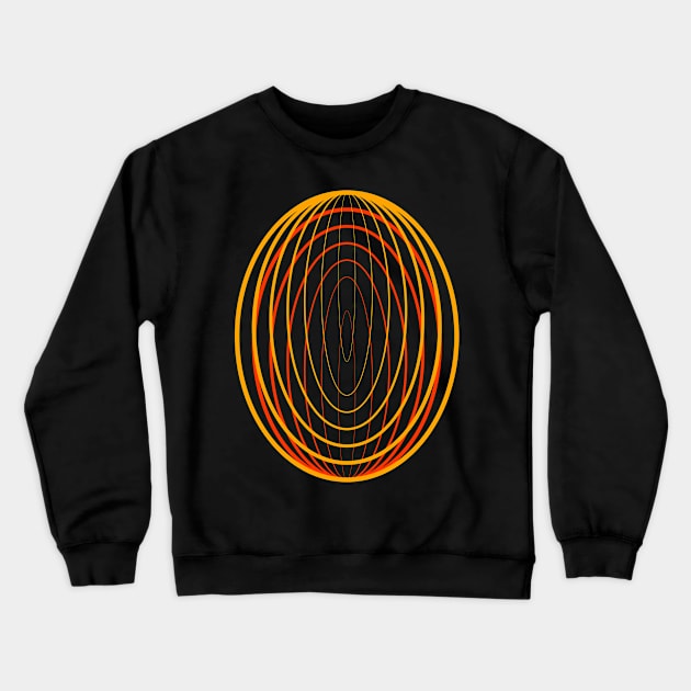 Abstract ellipse Crewneck Sweatshirt by Tuye Project